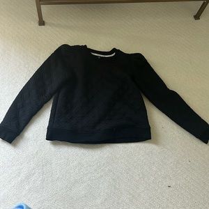 Tuckernuck Black Puff Sleeve Campbell Pullover Tnuck Sport Size Small